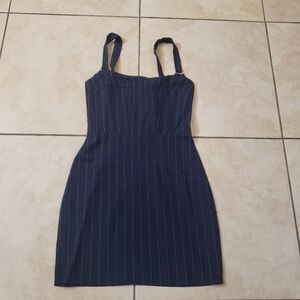 Princess Polly BRIDLE MINI DRESS BLUE used size 2